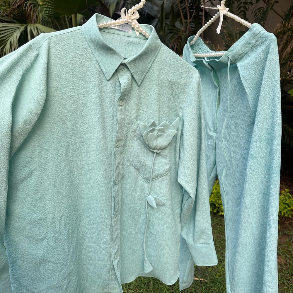 Mint Green Men's Shirt
